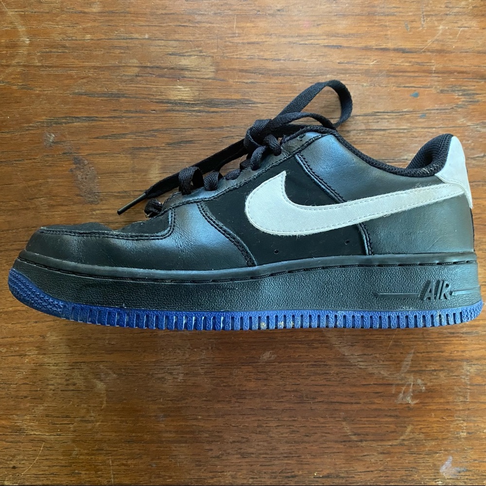 Air Force 1 - Black with Blue